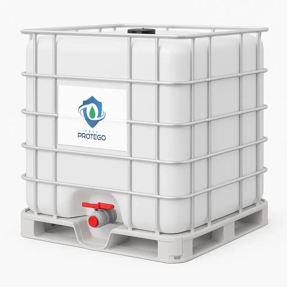 Hypochlorous Acid Bulk Solution | 1000L IBC Tote | For Cleaning, Food-Grade Sanitizing & Face, Skin Formulations