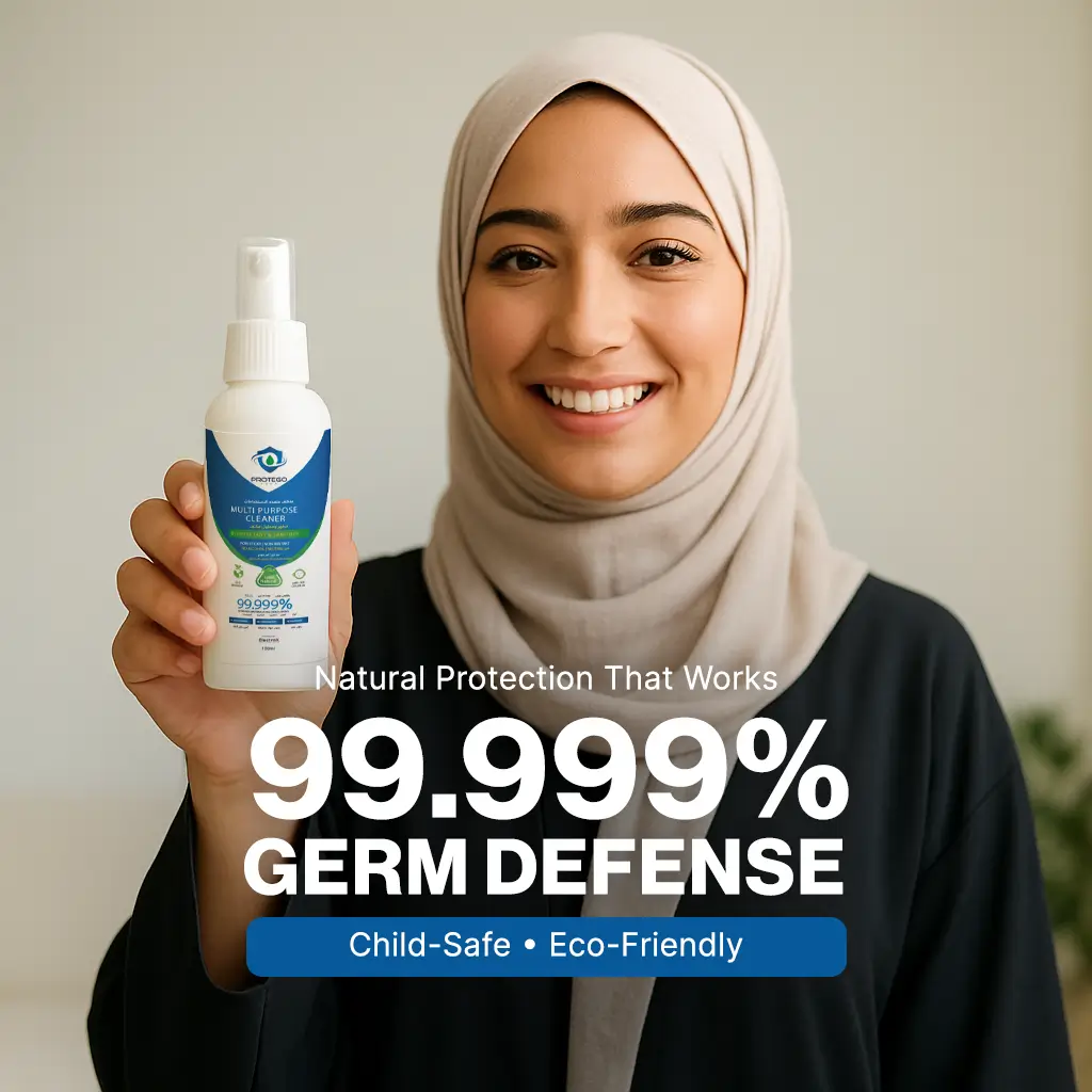 Aqua Protego - All Purpose Hypochlorous Acid Spray Cleaner (100 ml) - Non-Toxic, 100% Pure HOCl, Kills 99.999% Germs - Image 4