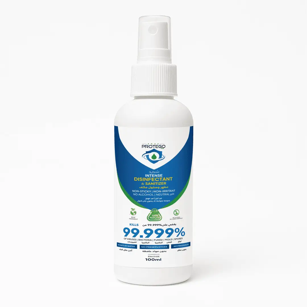 Aqua Protego Hypochlorous Acid Disinfectant Spray 500ml – Non-Toxic, Alcohol-Free | For Home, Office, Clinic | Safe for Skin & Surfaces