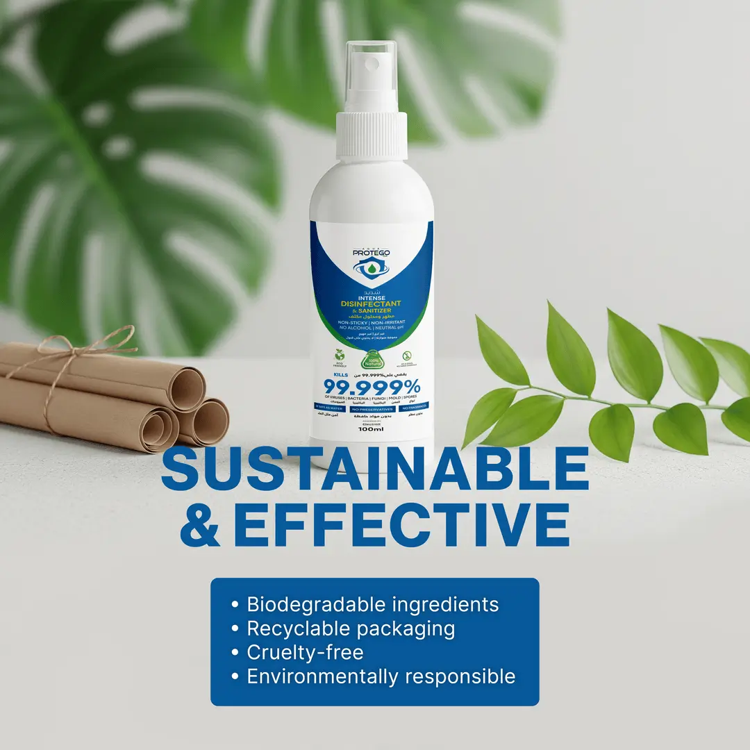 Aqua Protego Hypochlorous Acid Disinfectant Spray 500ml – Non-Toxic, Alcohol-Free | For Home, Office, Clinic | Safe for Skin & Surfaces - Image 6