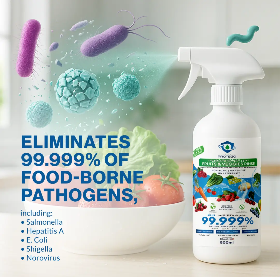 Aqua Protego Fruit and Vegetable Wash – Non-toxic Food Grade Sanitizer - Image 5