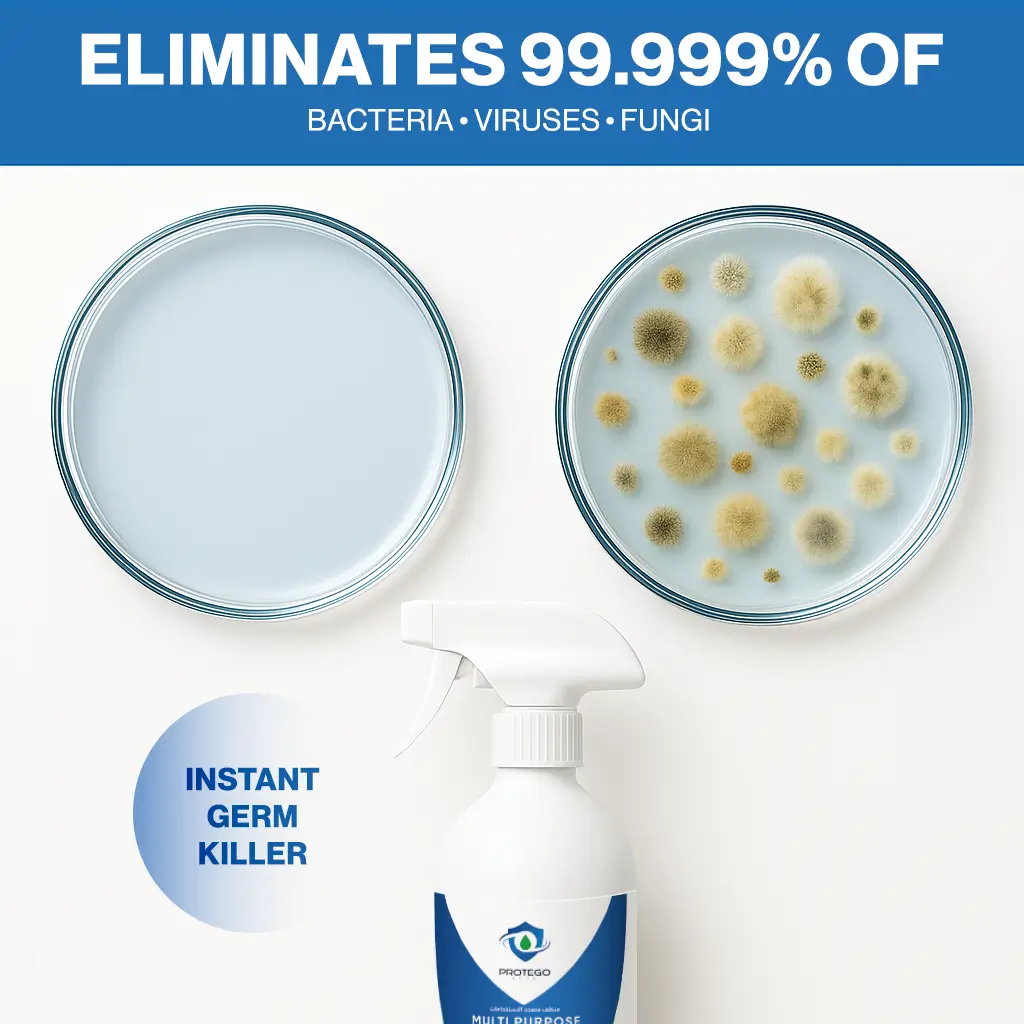 Aqua Protego - Hypochlorous Acid Spray - Multi Purpose Cleaner (750 ml) - Non-Toxic, Kills 99.99% Germs - Image 4