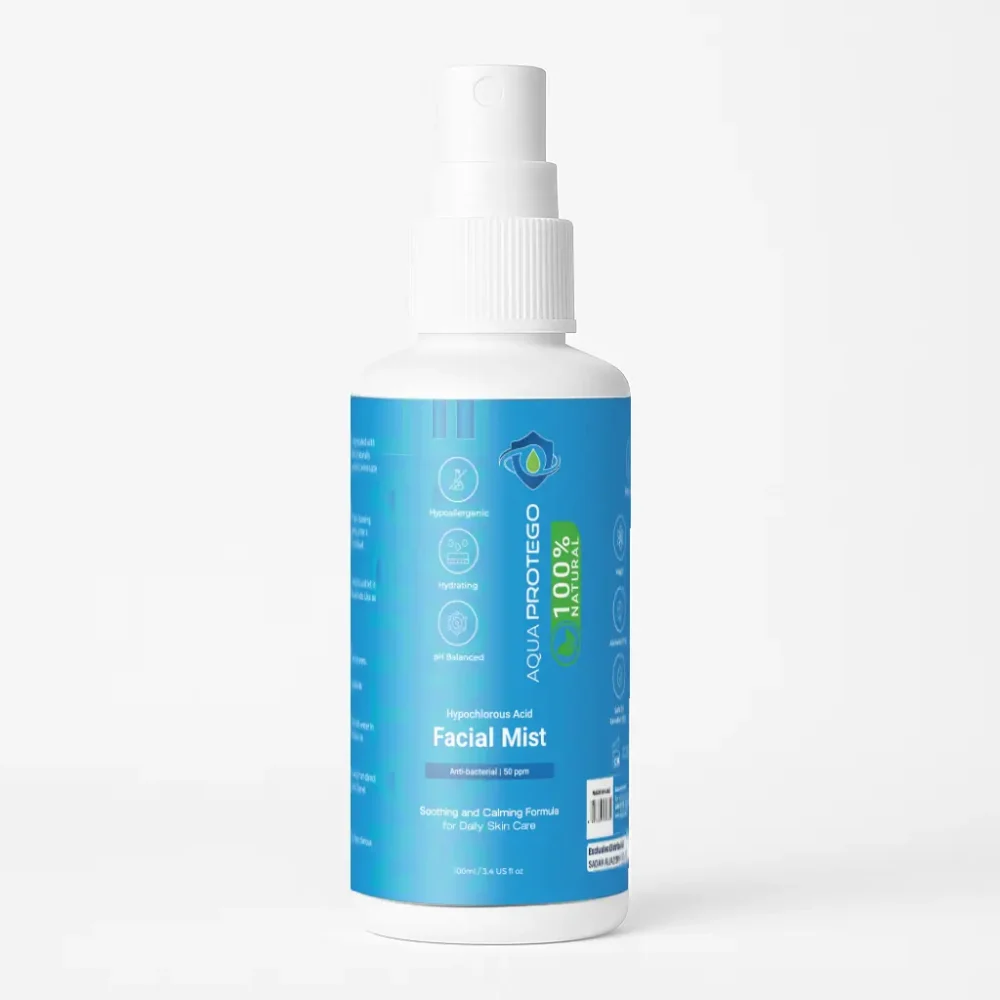 Aqua Protego Hypochlorous Acid Face Spray - Hydrating Toner For All Skin Types