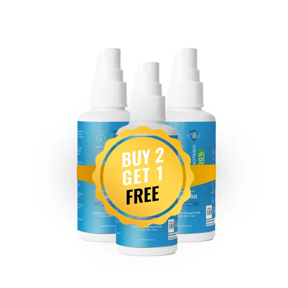 Aqua Protego Hypochlorous Acid Face Mist Toner 100ml - Buy 2 Get 1 FREE Triple Pack