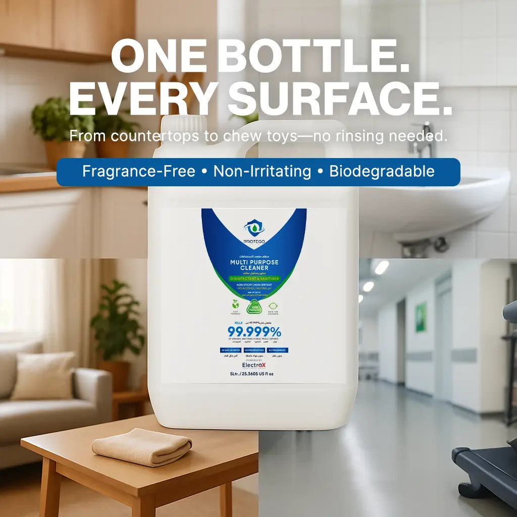 Aqua Protego All Purpose Hypochlorous Acid Cleaner (5L) - 100% Pure HOCl, Kills 99.999% Germs - Image 7