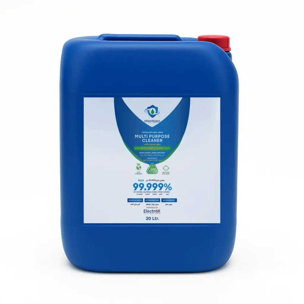 Aqua Protego Multi Purpose Hypochlorous Acid Cleaner (20L) - Bulk Quantity Disinfectant, Kills 99.999% Germs