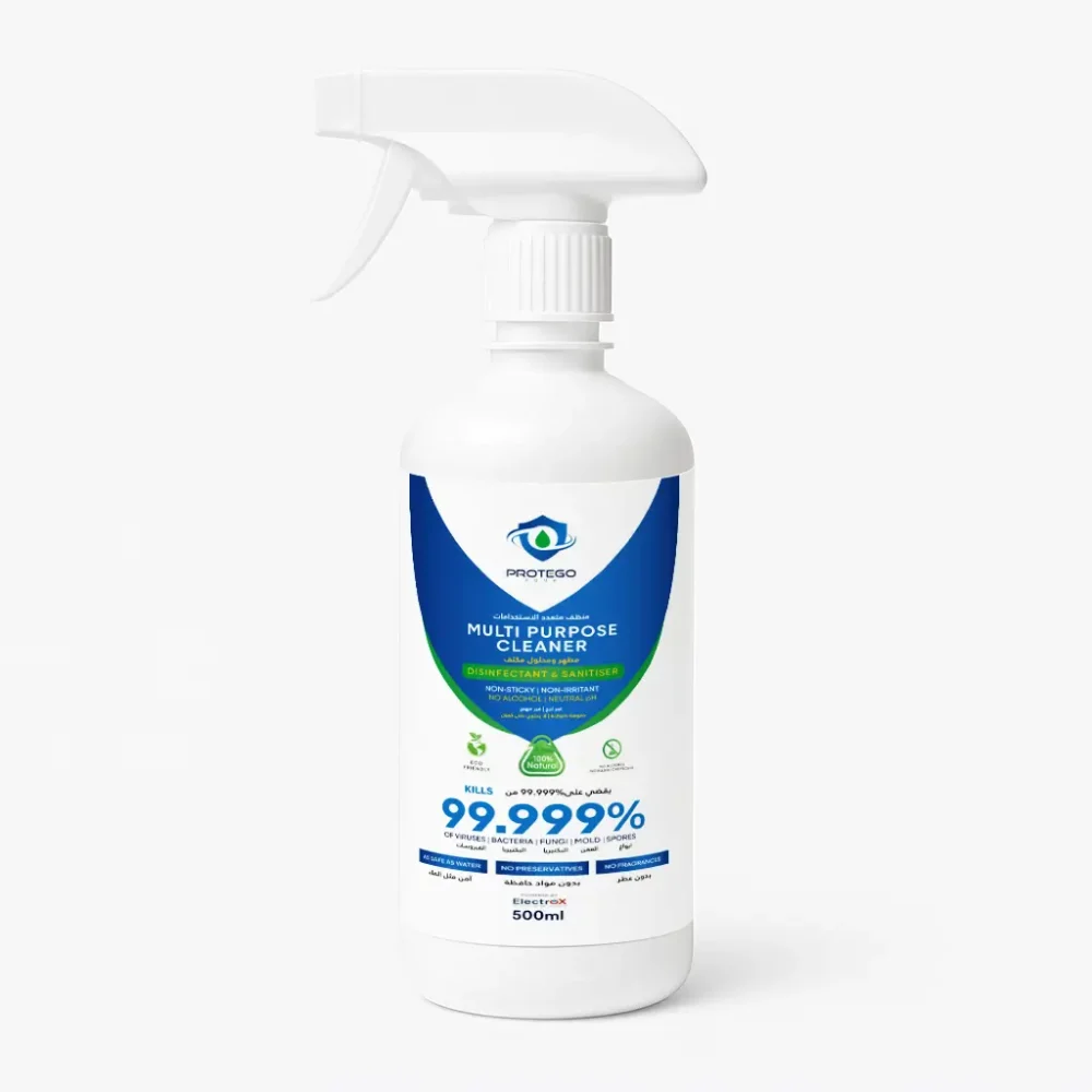 Aqua Protego - Multi Purpose Hypochlorous Acid Spray Cleaner (500 ml) - Non-Toxic, Pure HOCl Solution