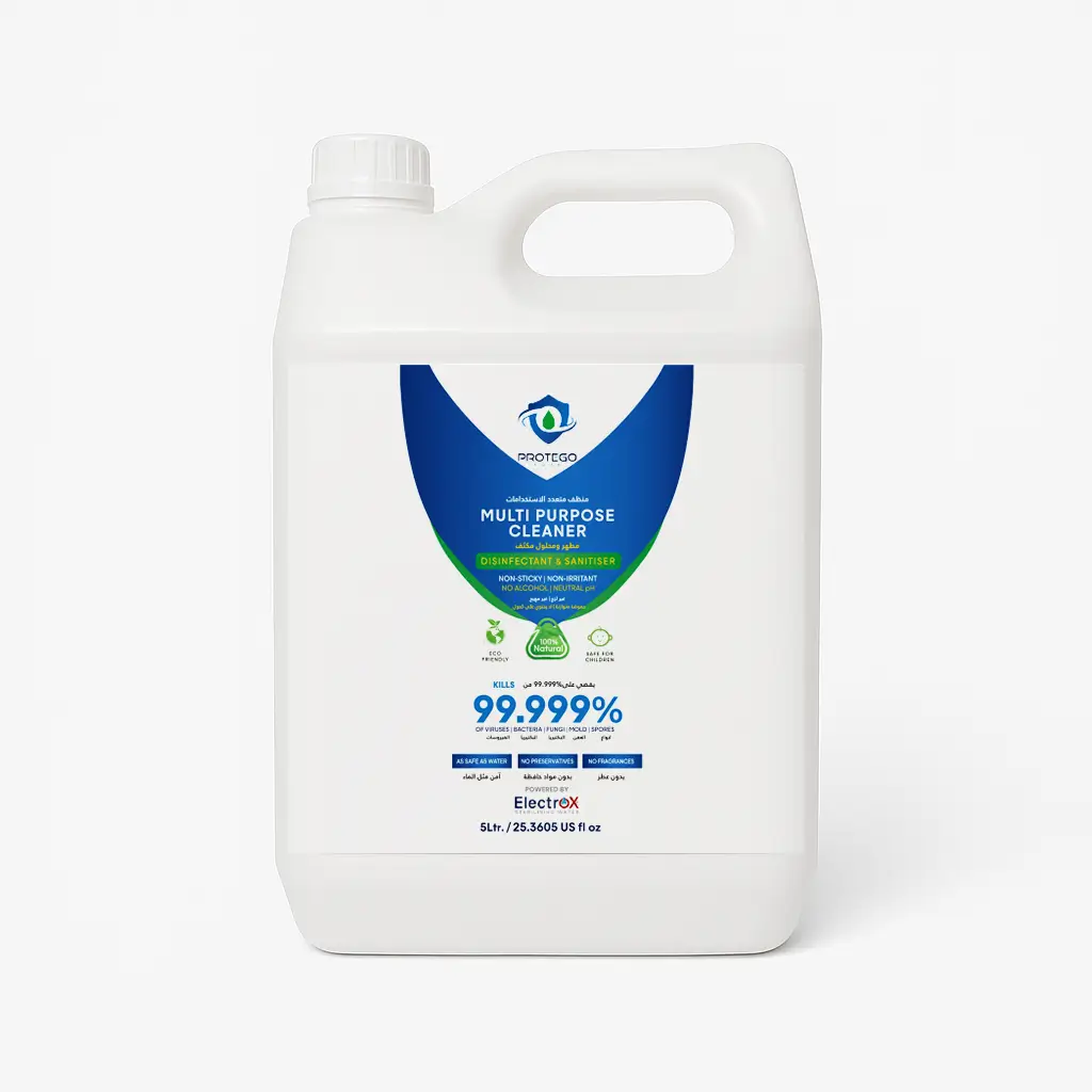 Aqua Protego All Purpose Hypochlorous Acid Cleaner (5L) - 100% Pure HOCl, Kills 99.999% Germs