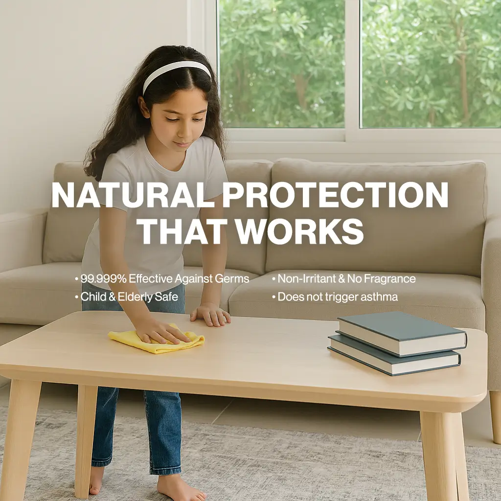 Aqua Protego - Hypochlorous Acid Spray - Multi Purpose Cleaner (750 ml) - Non-Toxic, Kills 99.99% Germs - Image 3