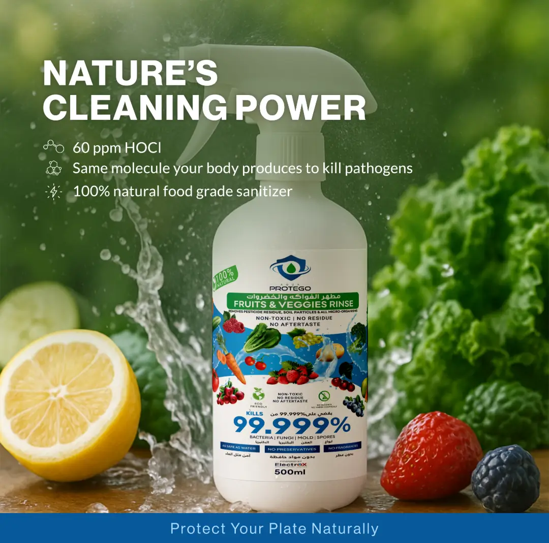 Aqua Protego Fruit and Vegetable Wash – Non-toxic Food Grade Sanitizer - Image 7
