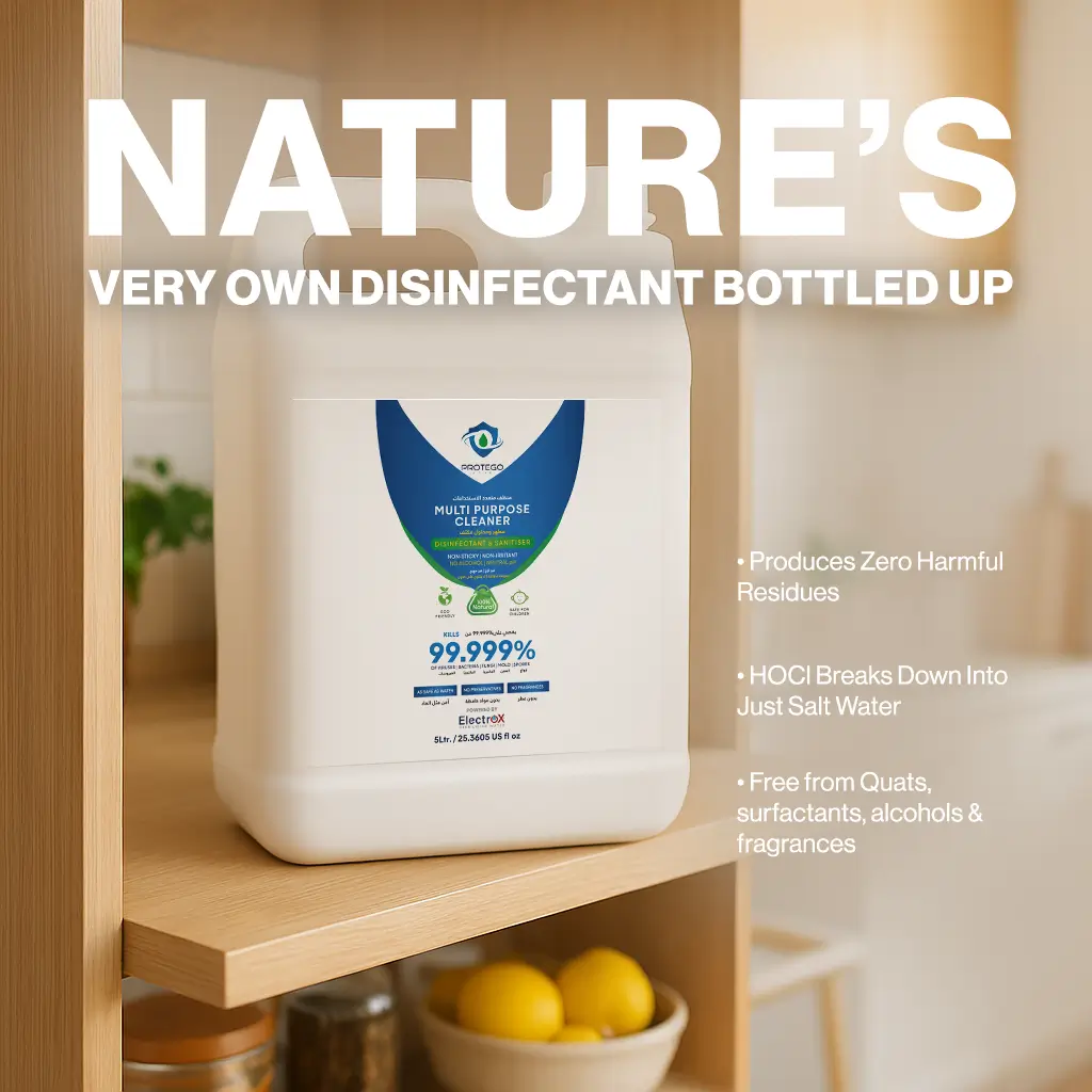 Aqua Protego All Purpose Hypochlorous Acid Cleaner (5L) - 100% Pure HOCl, Kills 99.999% Germs - Image 8