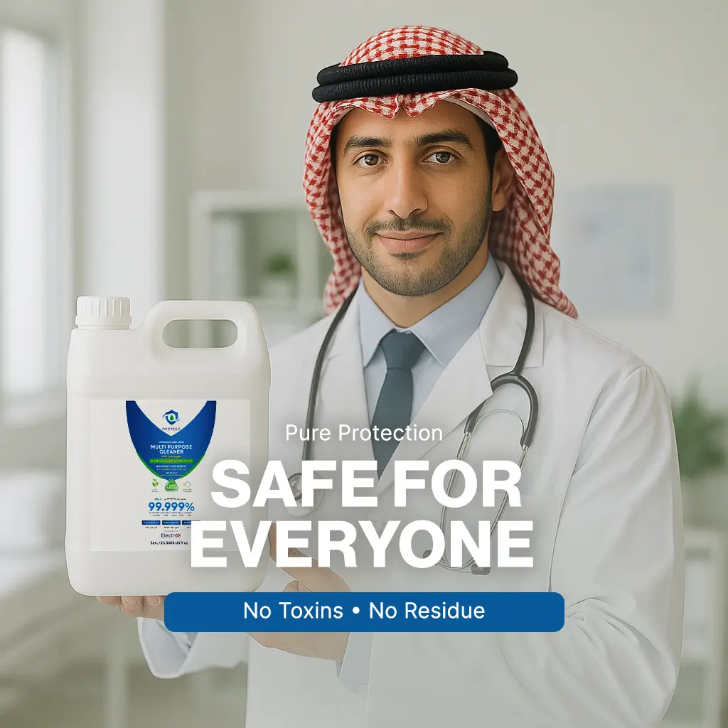 Aqua Protego All Purpose Hypochlorous Acid Cleaner (5L) - 100% Pure HOCl, Kills 99.999% Germs - Image 9