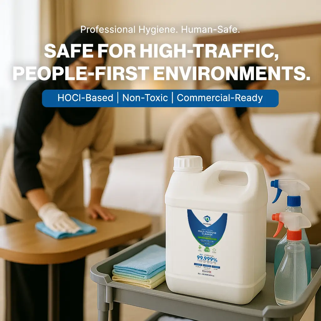 Aqua Protego All Purpose Hypochlorous Acid Cleaner (5L) - 100% Pure HOCl, Kills 99.999% Germs - Image 10