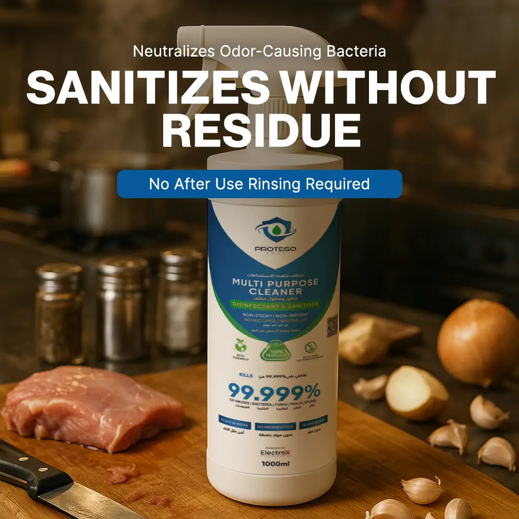 Aqua Protego - Multi Purpose Hypochlorous Acid Spray Cleaner (1000 ml) - Non-Toxic Disinfectant - Image 7